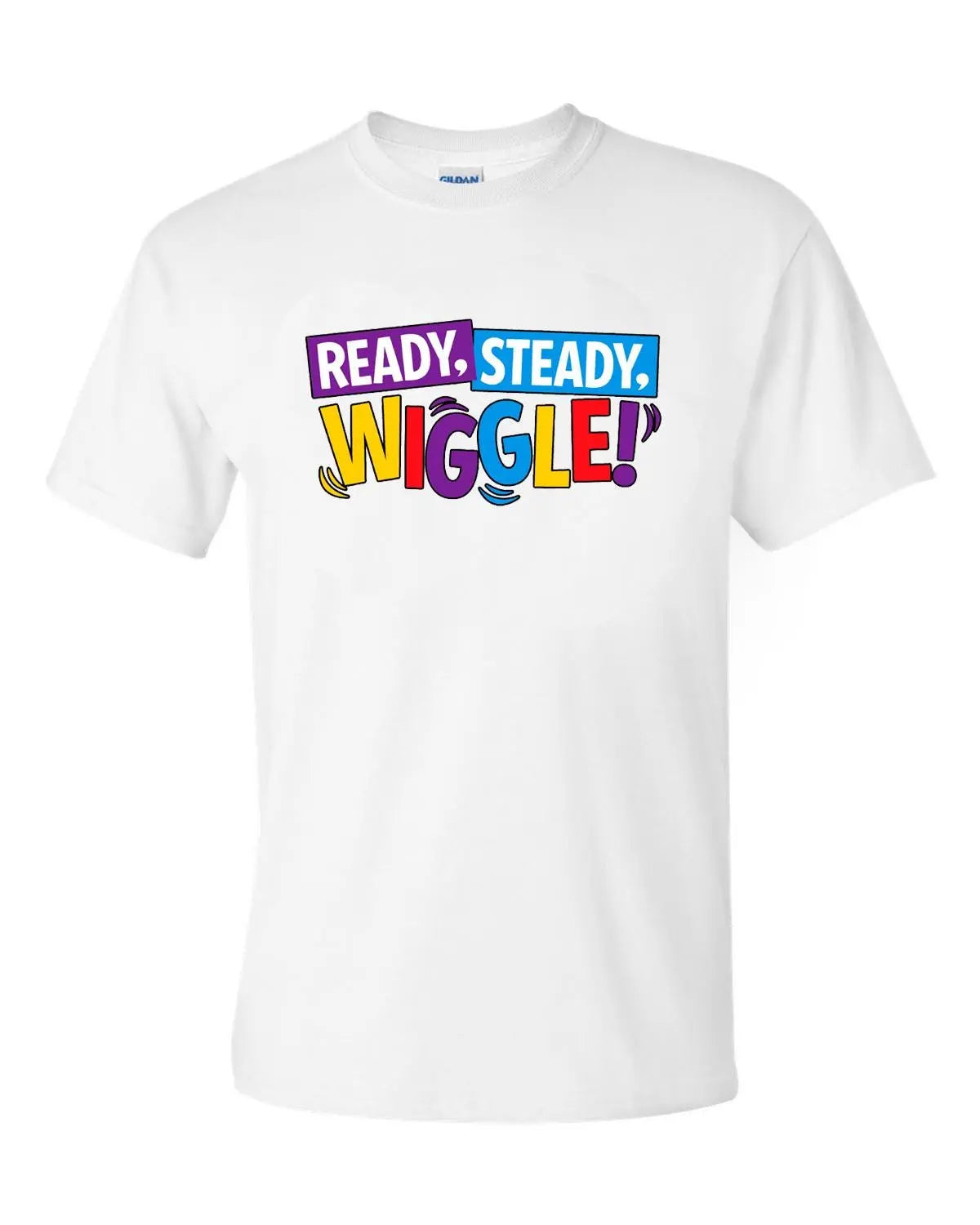 Wiggles Inspired T-Shirt - Ready Steady WIGGLE! T Shirt Rack