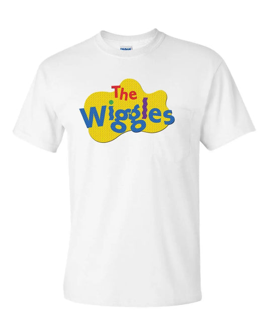 Wiggles Inspired T-Shirt - Personalized Name T Shirt Rack